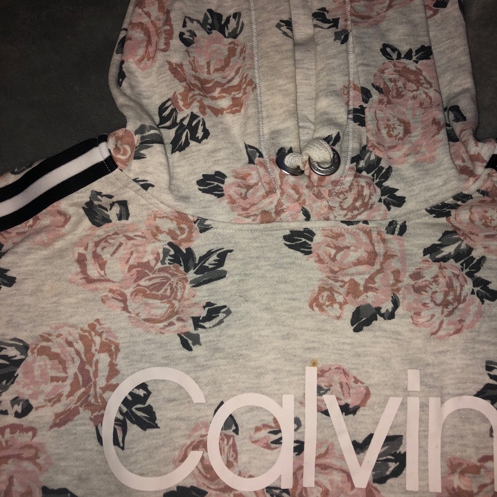 Calvin Klein Performance Rose Pattern Hoodie - image 2